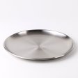 Stainless steel dinner plates - Set of 4