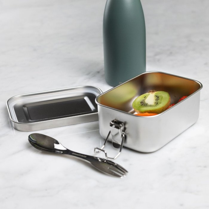 Small stainless steel lunch box - 550 ml