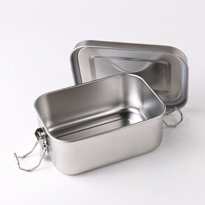 Small stainless steel lunch box - 550 ml