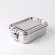 Stainless steel lunch box with compartments - 850 ml